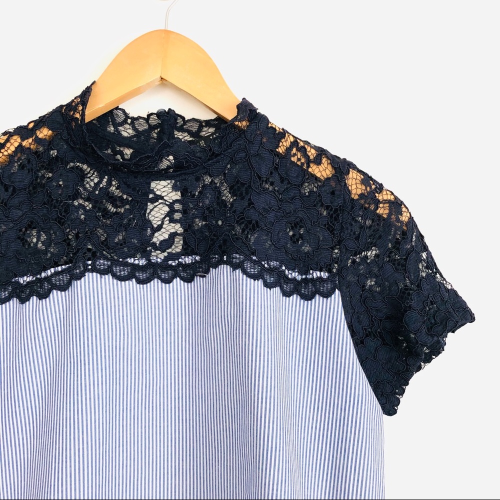 Zara Lace Side-Tie Top - Picture 4 of 8